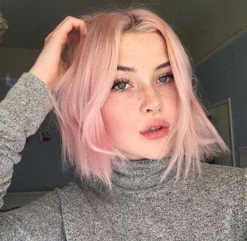 Tumblr Style Pale Pink Short Hair Colors Colors Hair Pale Pink Short Style Tumblr Capelli Corti Rosa Capelli Idee Per Capelli