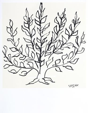 Platane-2016 Lithograph Henri Matisse-Le Buisson