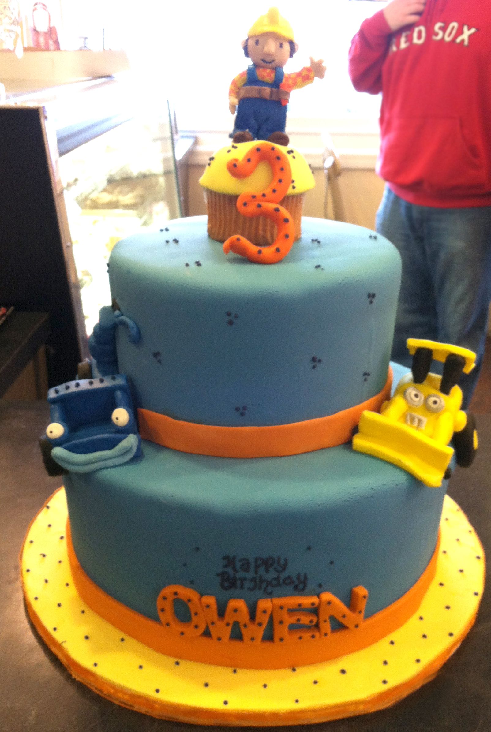 Bob the builder cake | Bob the builder cake, Cake design, Cake