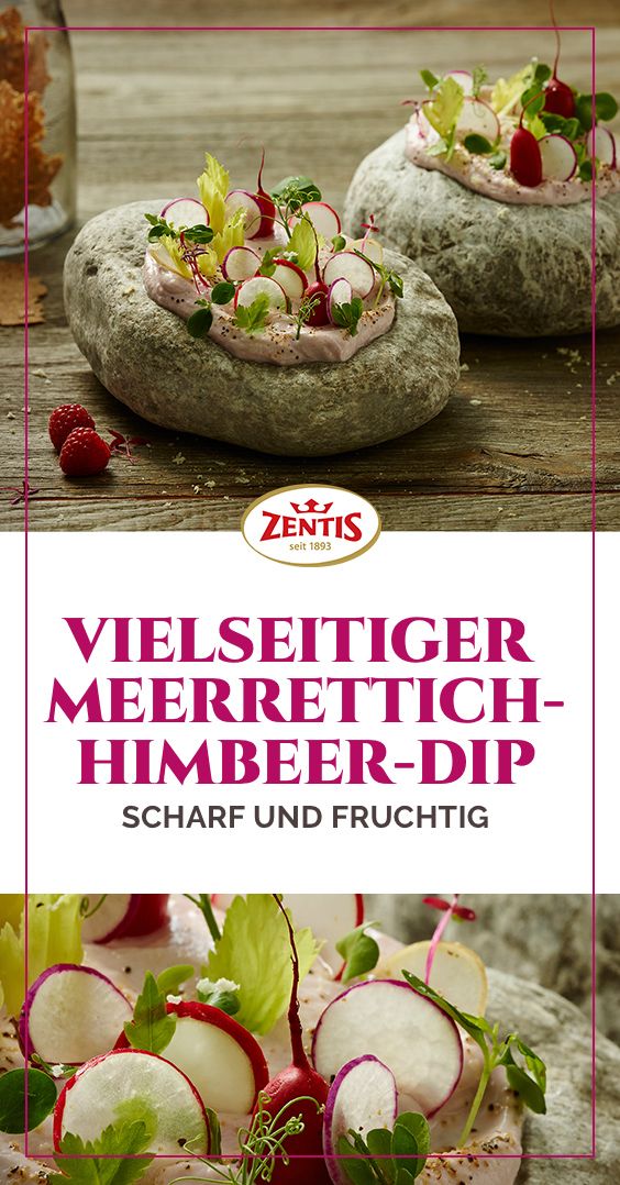 MeerrettichHimbeerDip Himbeeren, Rettich, Meerrettich