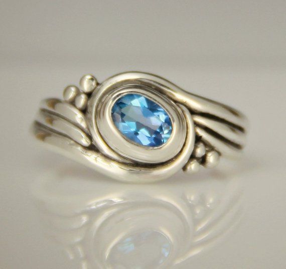 nh sterling silver blue topaz ring nh sterling silver blue topaz ring