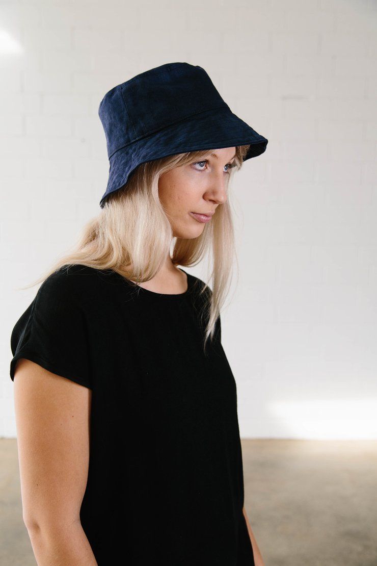 Bucket Hat Denim Fabric Hat Fashion Bucket Hat