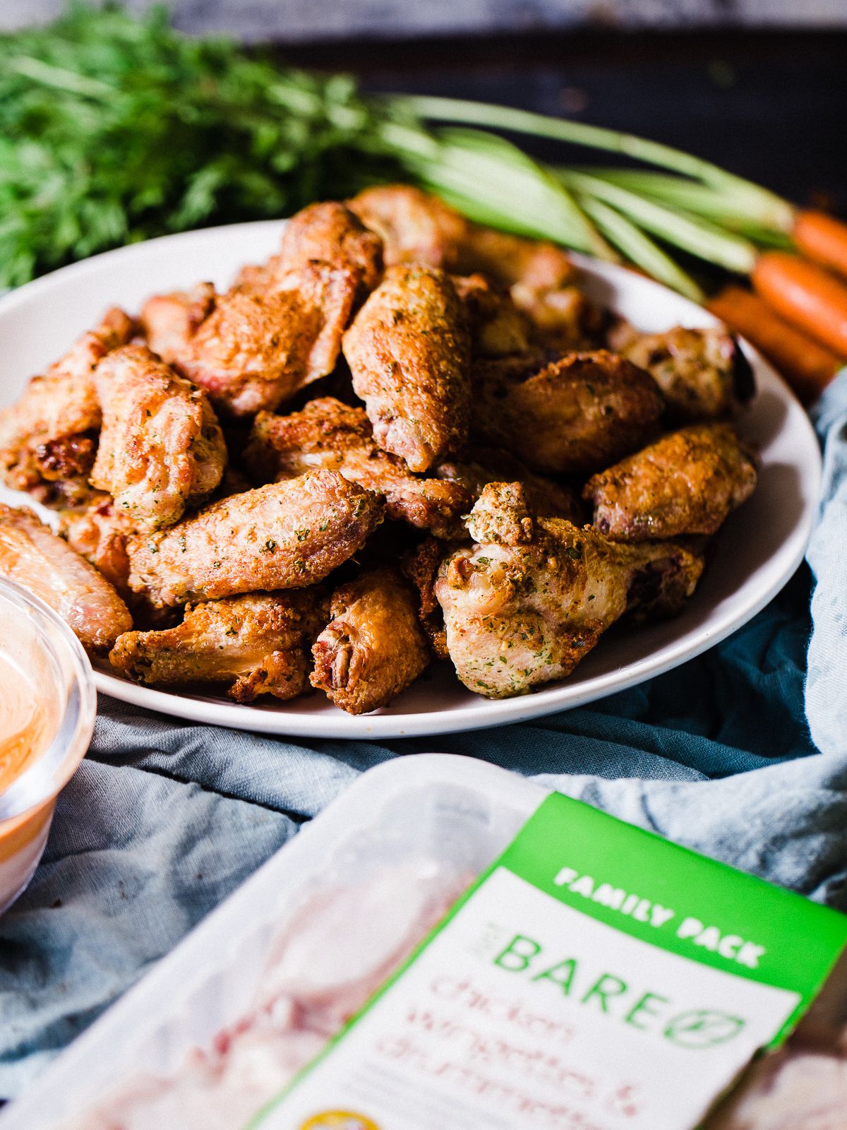 Buffalo Ranch Baked and Crispy Chicken Wings Recipe Buffalo Ranch Baked and Crispy Chicken Wings Recipe