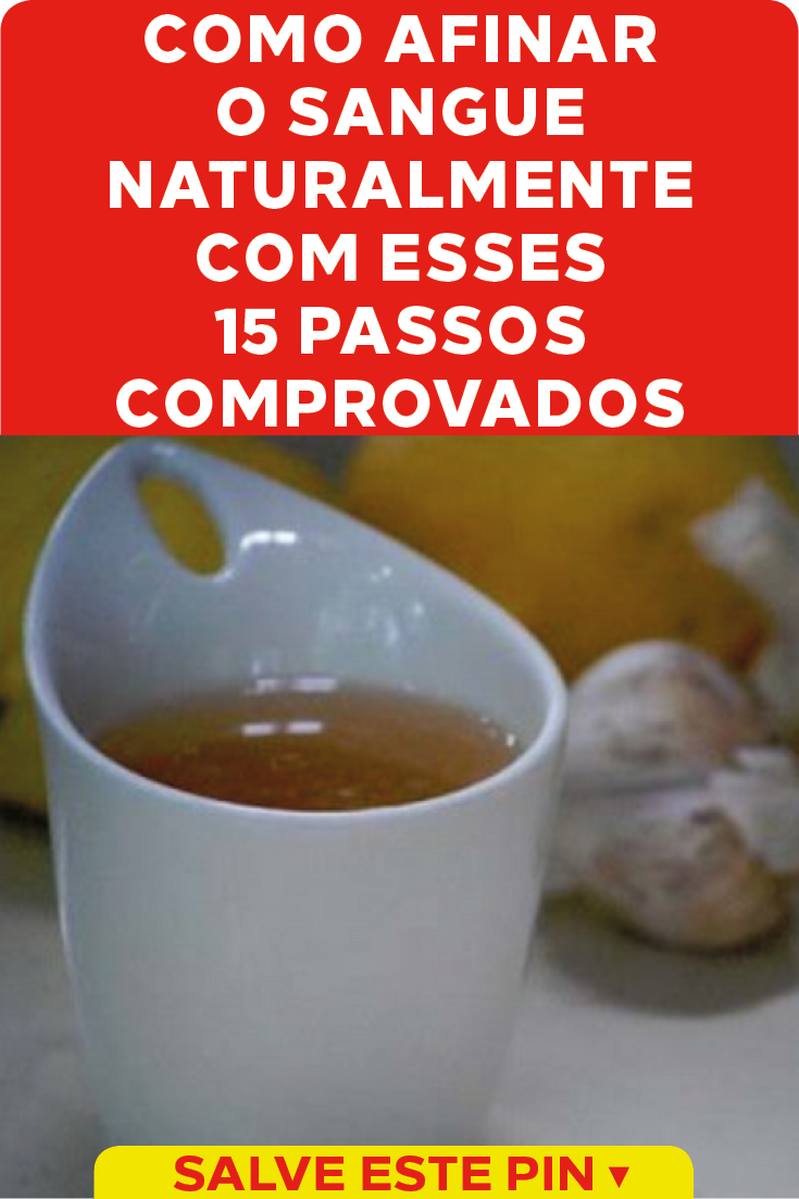 Que o sangue afinam alimentos