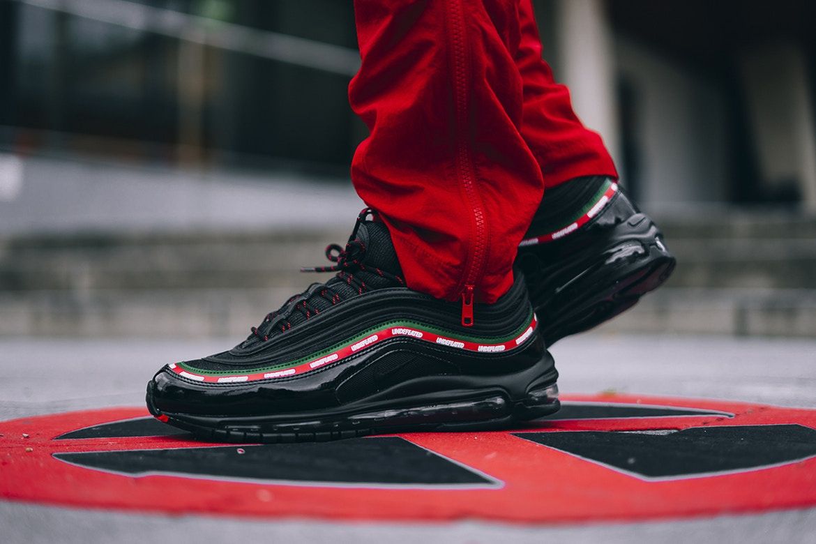 undefeated x nike air max 97 black