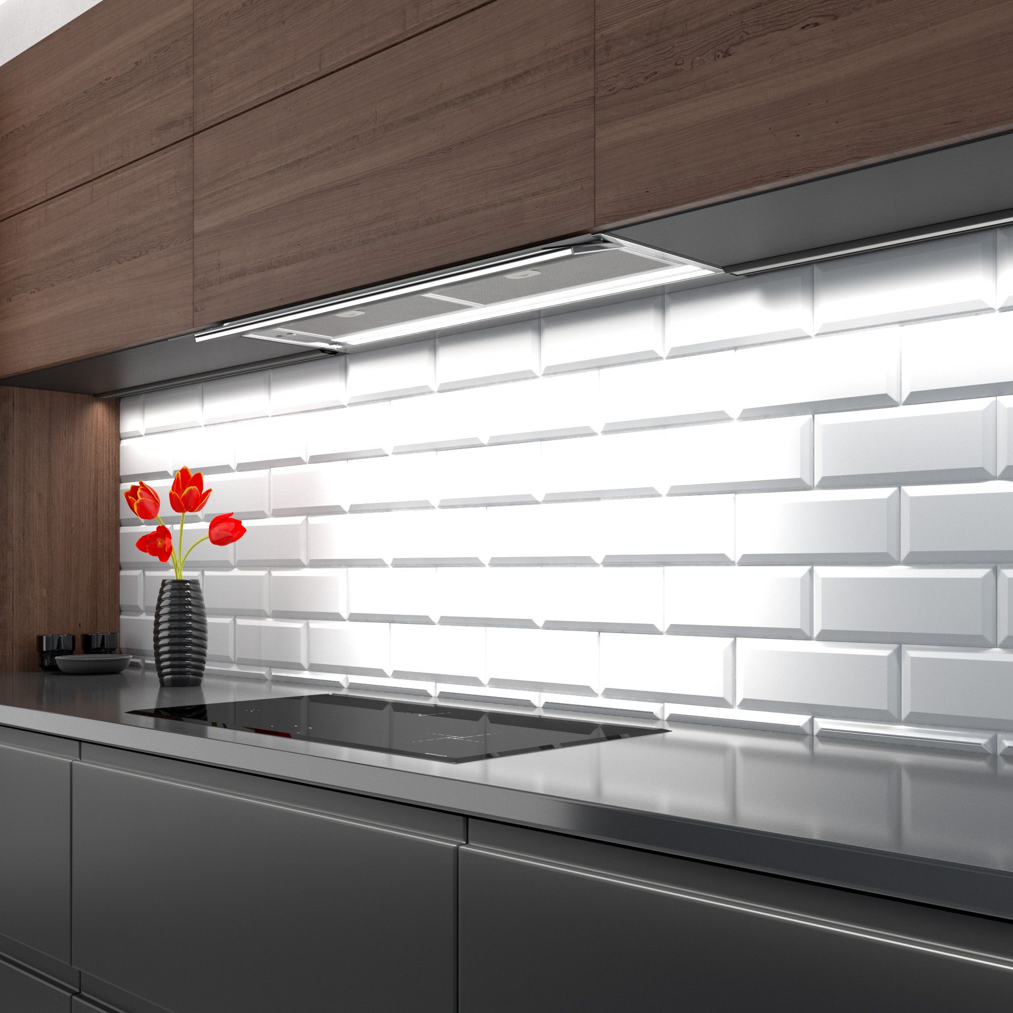 Vent A Hood Bh228sldss Decorative Wall Hood Liner With Dual Level Halogen Lighting And Magic Lung Filter Less Blower 30 Inch Stainless Steel 600 Cfm Blower Kitchen Range Hood Range Hood Insert Halogen Lighting