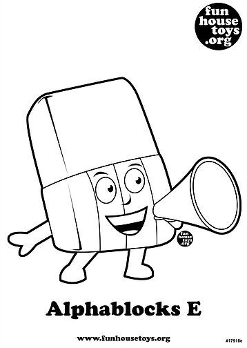 FUN HOUSE TOYS Alphablocks Fun printables for kids Coloring