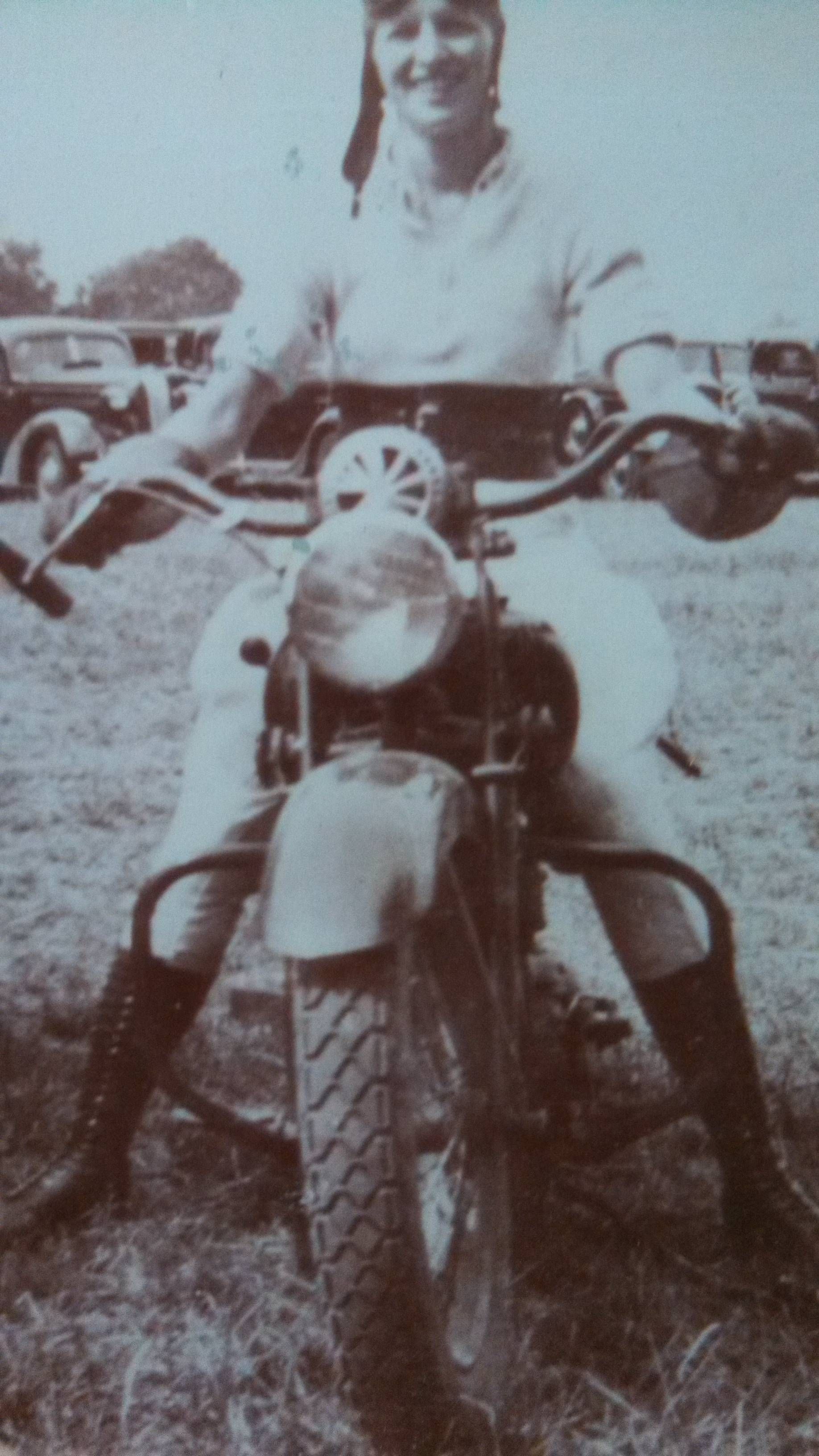 Grandma On Motorcycle