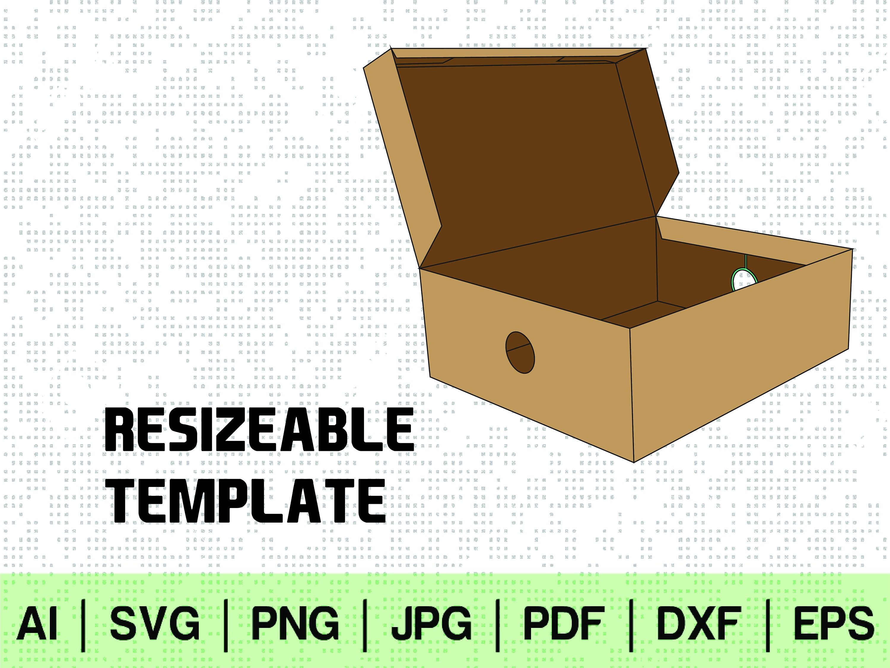 Shoe Box Template Svg Box Design Shape Cricut Instant Download Etsy Shoe Box Template Svg Box Design Shape Cricut Instant Download Etsy