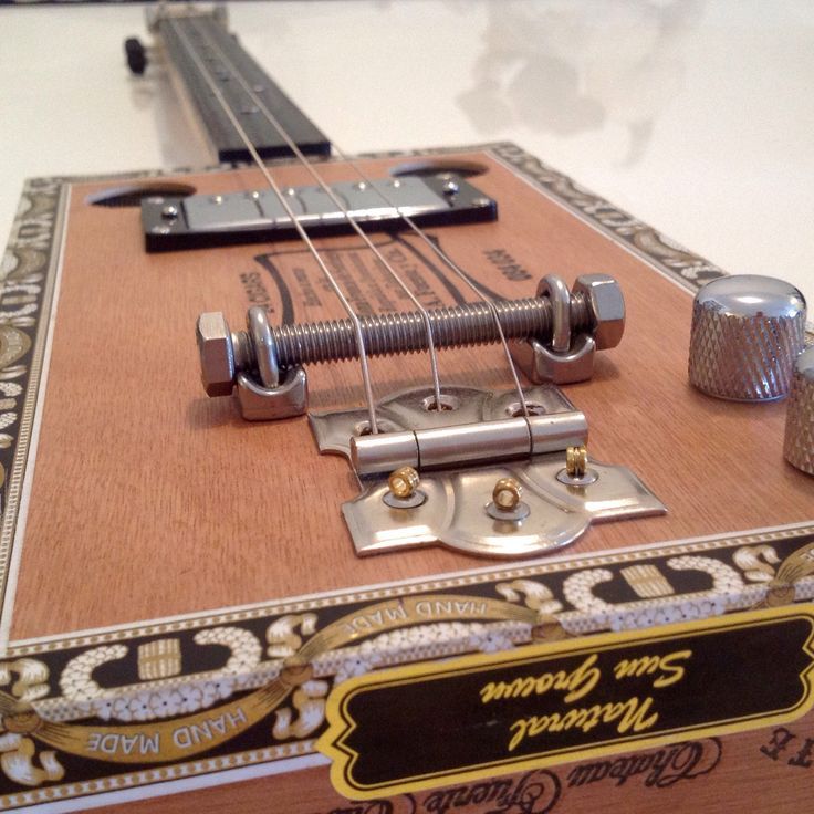 23-Inch Scale Fully Fretted Bolt-On Neck for 3-String Cigar Box Guitars and more