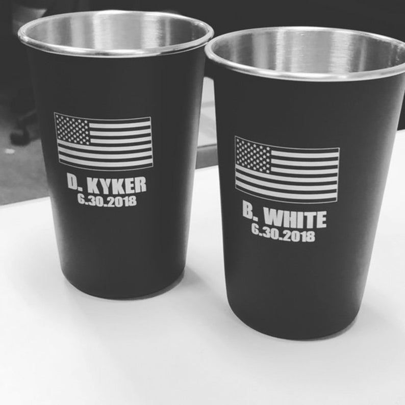 hot selling 450ml custom color stainless steel pint glass