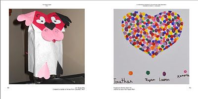 I like the family fingerprint heart | Valentine classroom activity