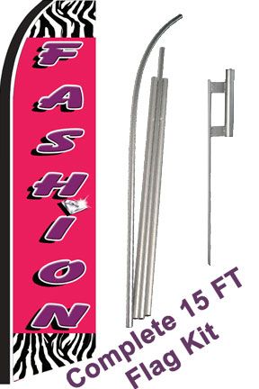 Eyebrow Threading Advertising Feather Banner Swooper Flag Sign with Flag Pole Kit and Ground Stake