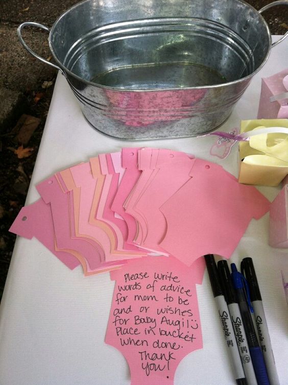 Cute Keepsake Idea For The Mommy To Be Once Everyone Writes On The