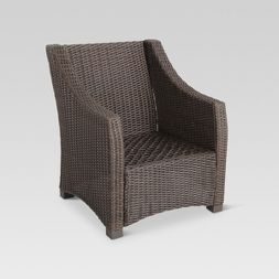 belvedere wicker patio club chair frame only threshold my