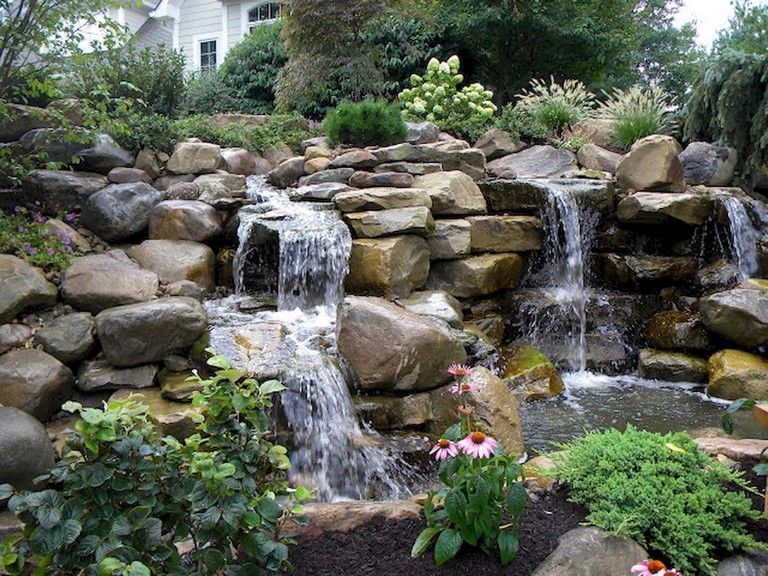 Diy Garden Waterfall Projects Waterfalls Backyard Ponds Backyard Water Features In The Garden