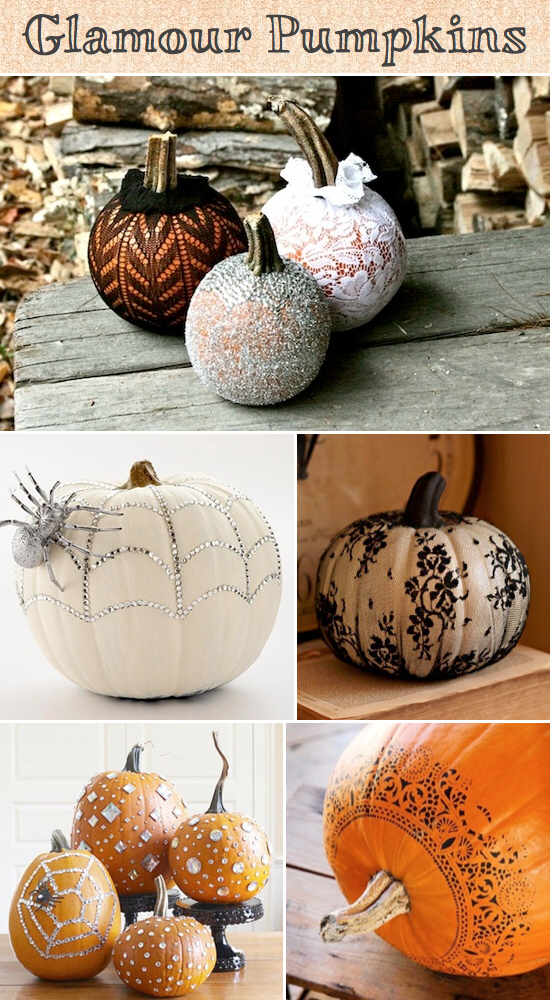 Glamour Pumpkins Pumpkin Crafts, Easy Pumpkin, Fall Crafts, Holiday Crafts, Holiday Fun, Holiday Decor, Pumpkin Ideas, Spooky Pumpkin, Pumkin