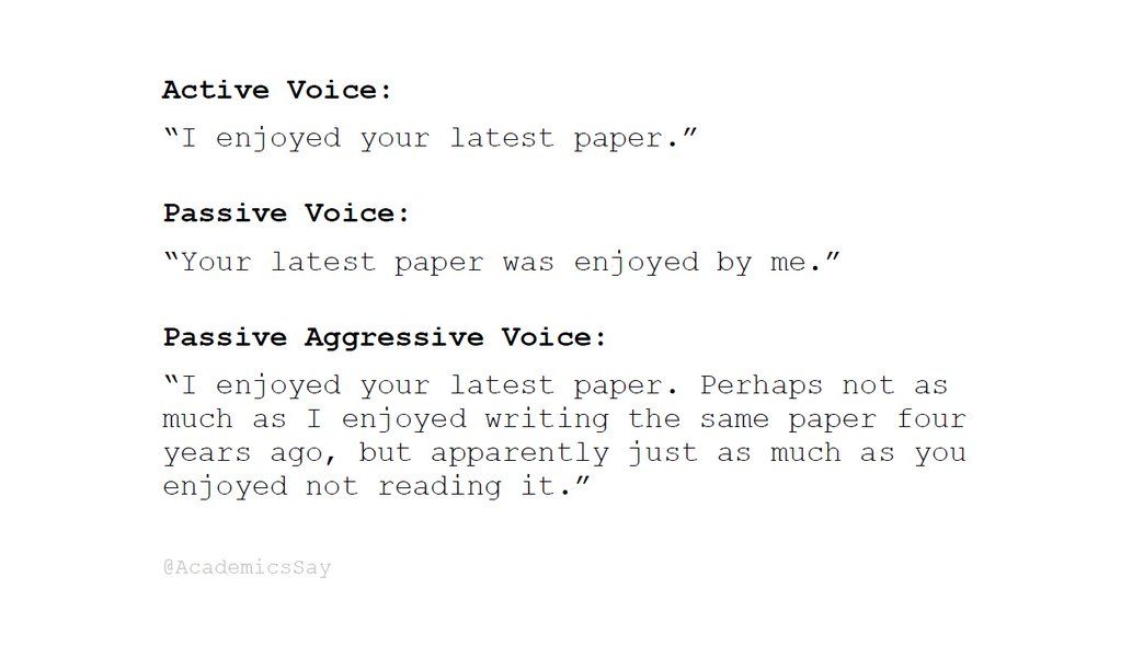 Passive essay