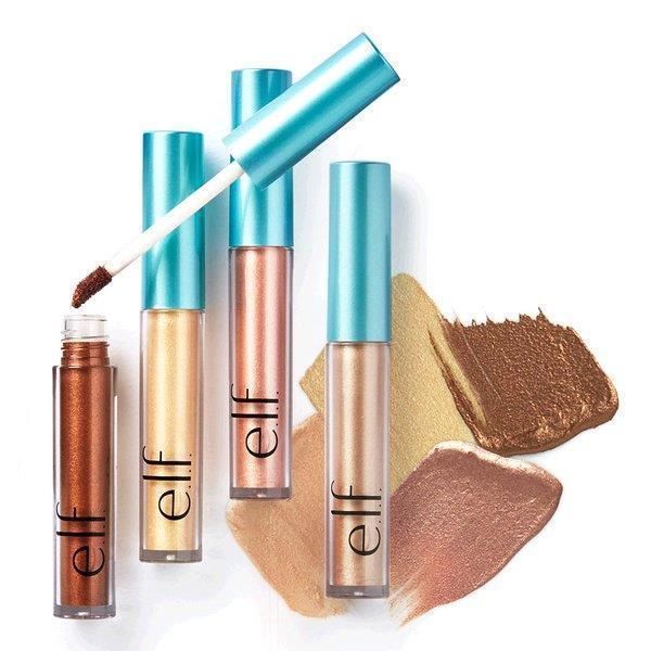e.l.f. Aqua Beauty Molten Liquid Eyeshadow Brushed Copper (With
