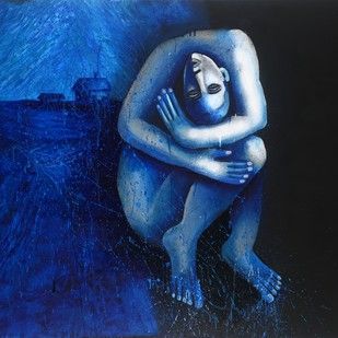 Ocean Thoughts Artwork Buy Paintings, Paintings & Prints, Online Painting, Art Painting, Online Art, Art Gallery, Original Artwork, Ocean, Figures