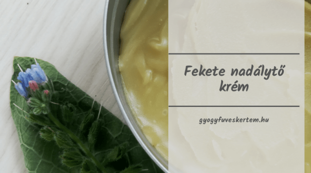fekete nadálytő krém izleti gyulladás 8