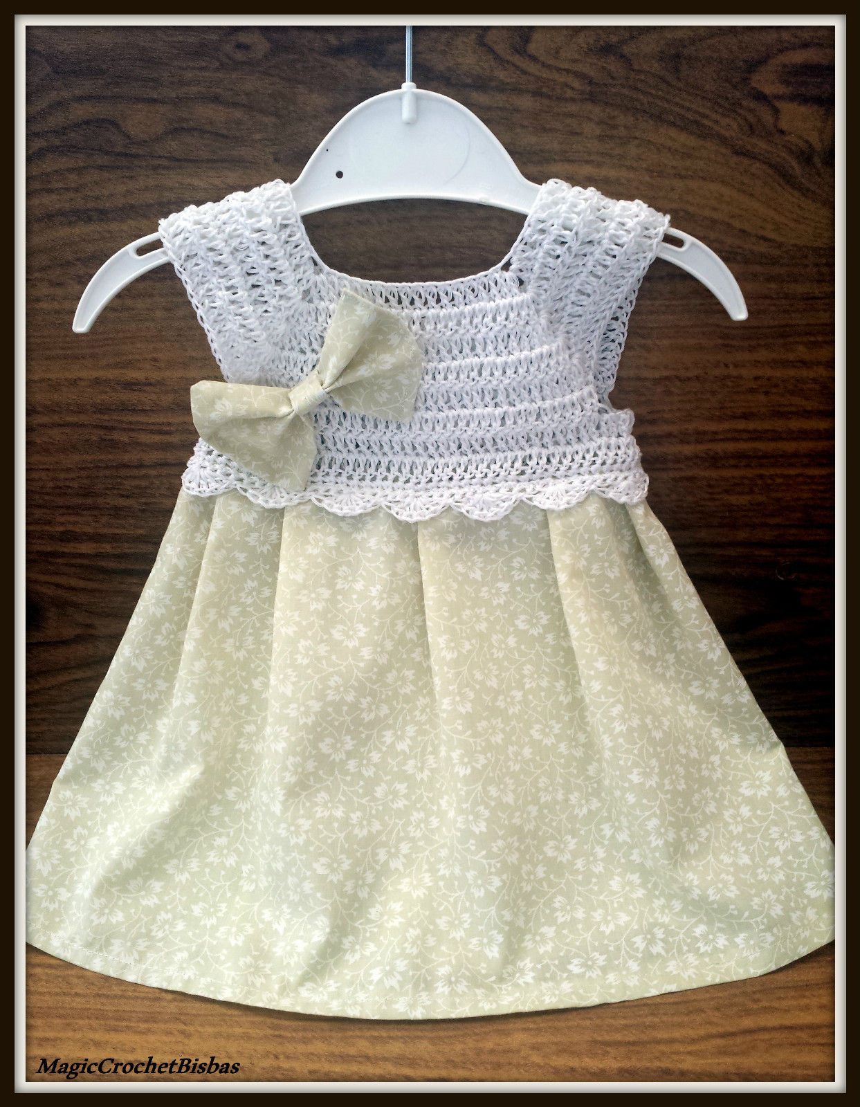 Handmade Crochet 0 3M Baby Girl Dress Photo Prop Baby Handmade Crochet 0 3M Baby Girl Dress Photo Prop Baby
