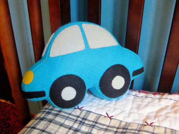 Logan Car Shaped Decorative Nursery Throw Pillow Pottery Barn Kids