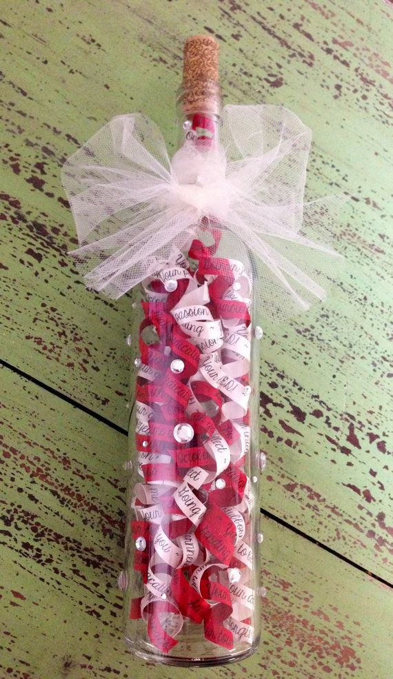 This one-of-a-kind, custom message in a bottle gift will surely be