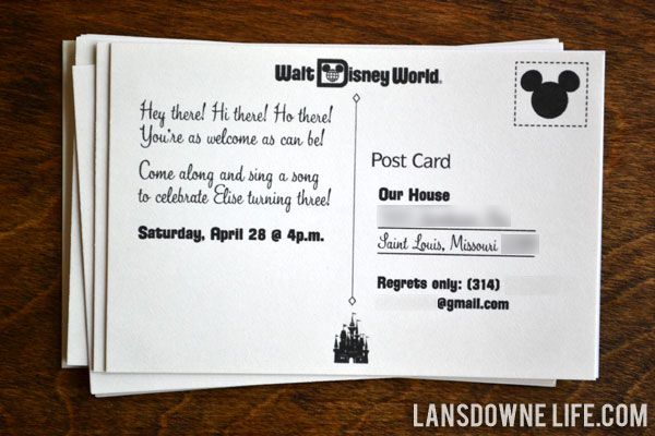 disney world magic kingdom birthday party invitations party all disney themed party invitations