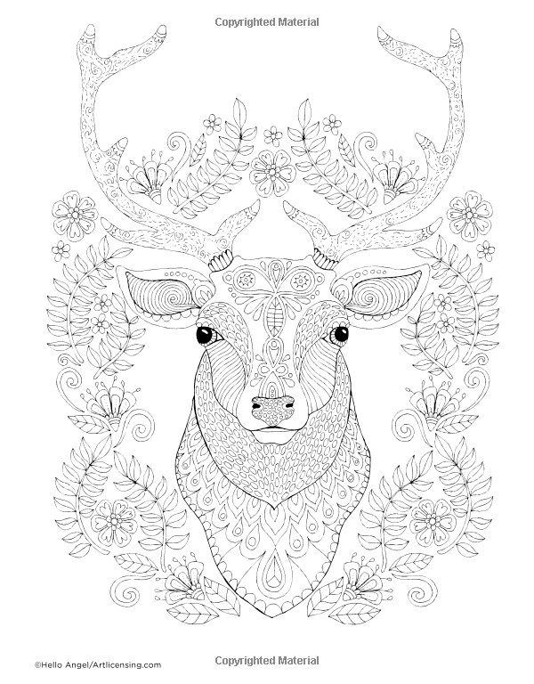 Download Amazon.com: Hola Ángel Majestic Animals Coloring ...