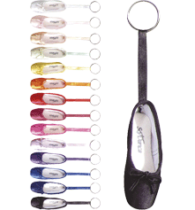 So Danca Ballet Pointe Shoe Key Ring Various Colours Keyring