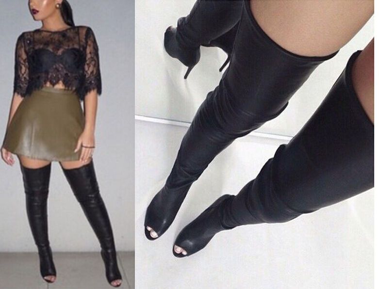 gladiator thigh high boots