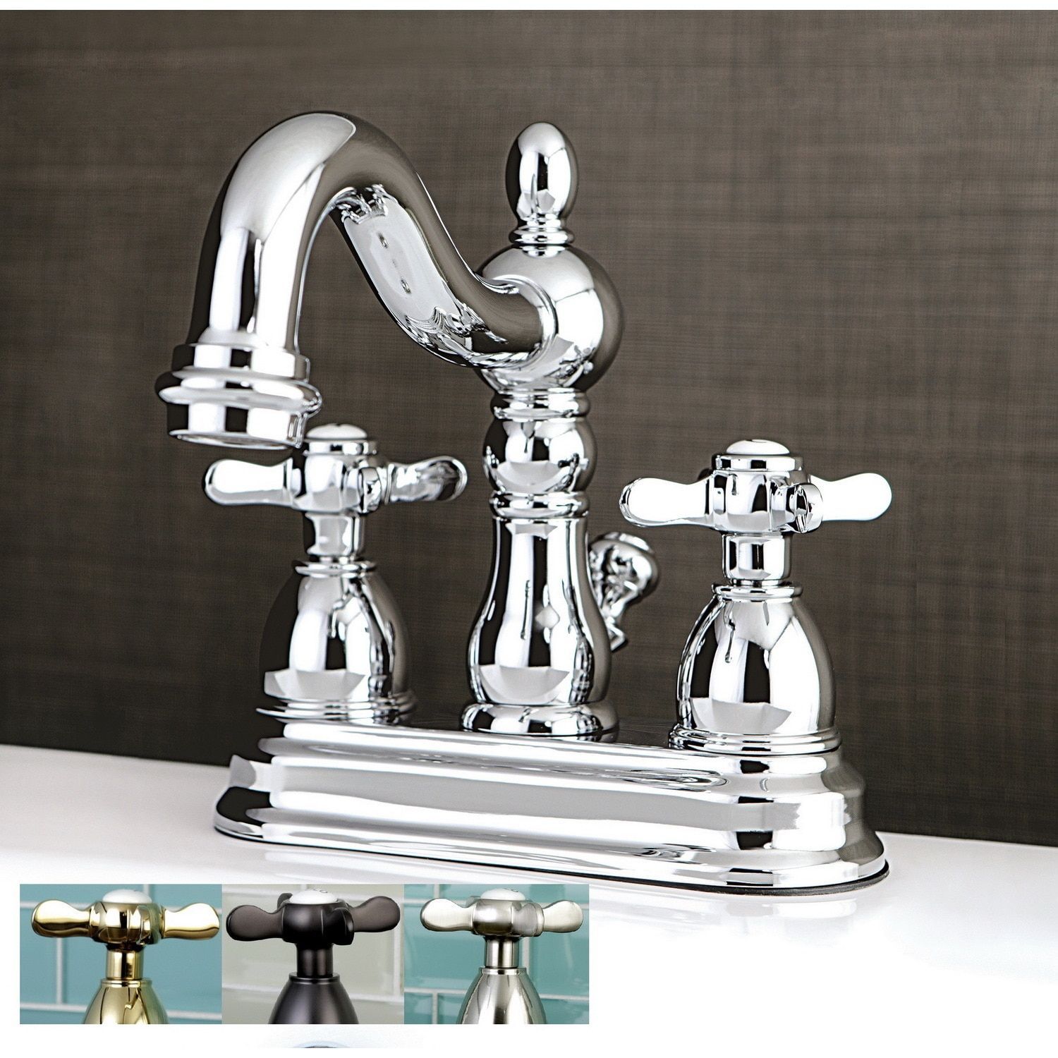 Victorian Cross Handles Bathroom Faucet Bathroom Faucets Faucet