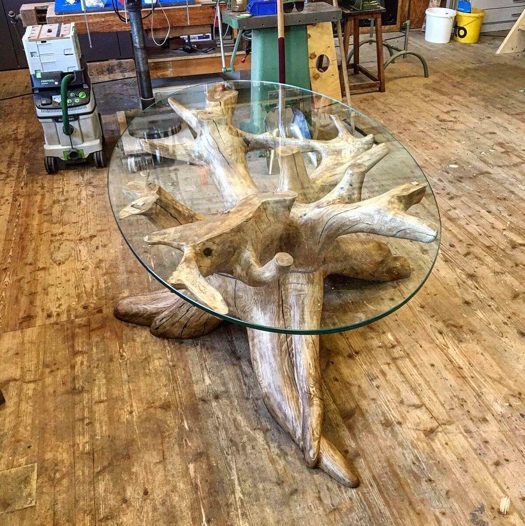 This Is An Exclusive Table Made From Two Individual Tree Roots And A This Is An Exclusive Table Made From Two Individual Tree Roots And A