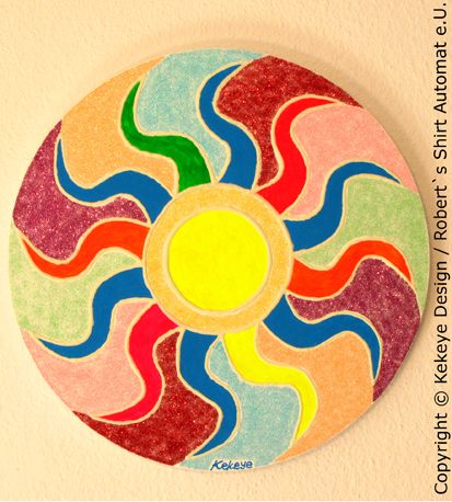 Kekeye Gemälde “Sonne” (Jahr 2014) Durchmesser 50 cm, Neon Acryl Farben mit Glitter Design & Nachtlichtgevende http://www.kekeye.at/wordpress/gemaelde-sonne-painting-the-sun-kekeye-design-neon-farben-glitter/ -------------------------------------------- Kekeye painting “The Sun” (2014) Diameter 50 cm, acrylic neon colors with glitter design & glow in the dark http://www.kekeye.at/wordpress/gemaelde-sonne-painting-the-sun-kekeye-design-neon-farben-glitter/ Neon Colors, Wordpress, Glow, Painting, Kids Rugs, Glitter, Diameter, Sun, Acrylic