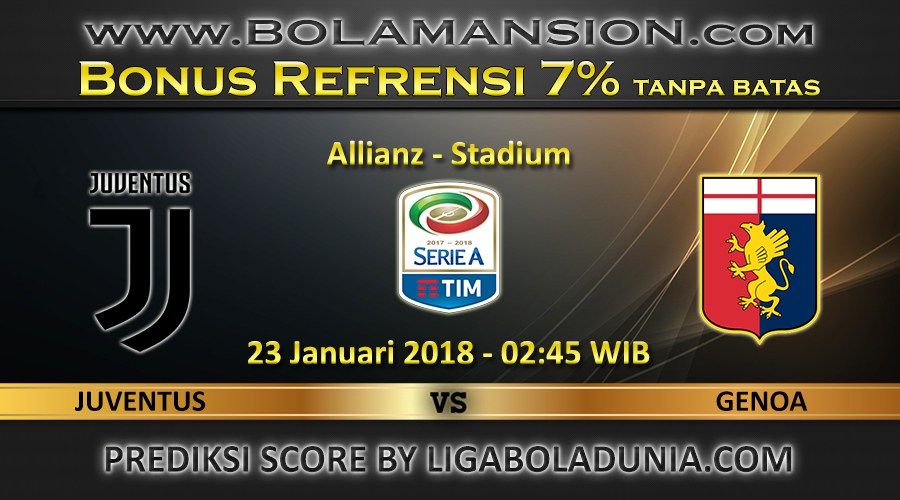 Prediksi Juventus vs Genoa 23 Januari 2018 (Dengan gambar