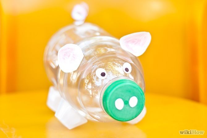 How To Make A Piggy Bank Faroles Con Botellas Plasticas Artesanías De Botella De Plástico Hucha