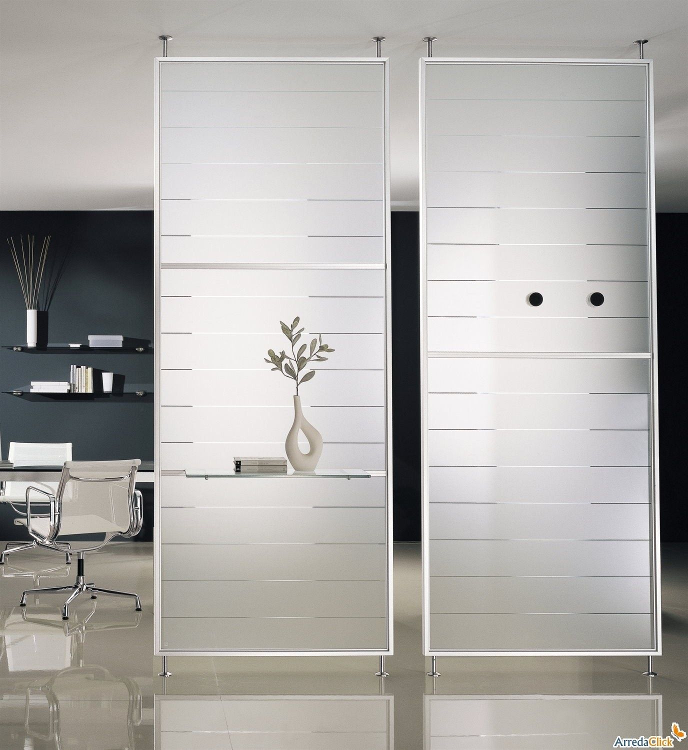 Idee arredamento casa divisori parete ikea pareti divisorie sospese ... Pareti divisorie in vetro per interni casa