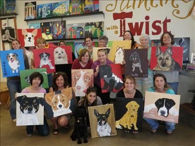 Paint Your Pet Sarasota Fl Painting Class Painting With A