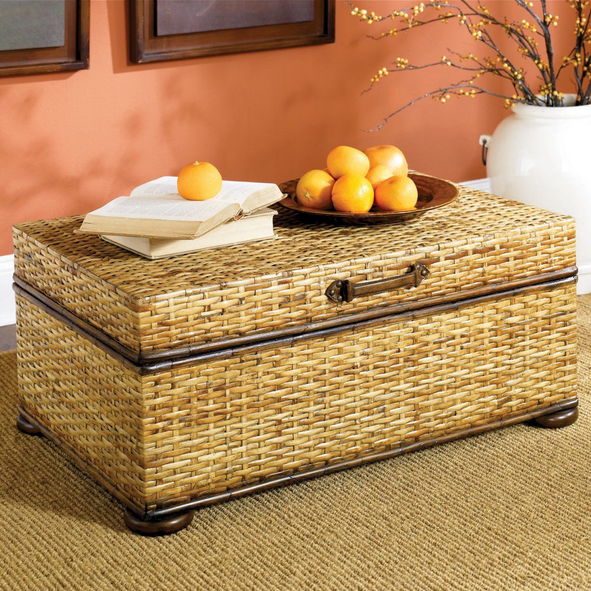 Woven Rattan Trunk - This Looks Like The One Lazy Boy Had Rattan - Woven Rattan Trunk - This Looks Like The One Lazy Boy Had Rattan
