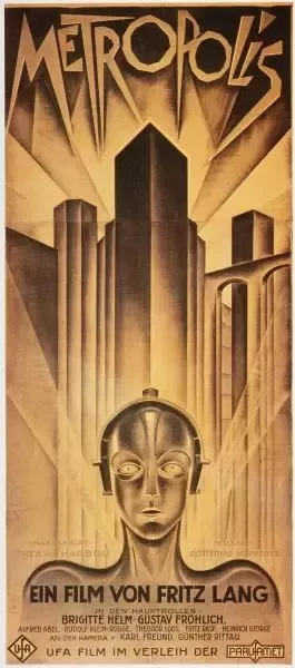 An A2 poster sized print, approx 16x23 inch (420x594 mm). METROPOLIS POSTER, 1926. German poster for Fritz Lang's 1926 film, "Metropolis.". 1926, film, fritz, german, lang, metropolis, poster, silent film, text. Image supplied by Granger Art on Demand. Product ID:dmcs_6187302_73043_0 Best Movie Posters, Cool Posters, All Poster, Metropolis Poster, Metropolis 1927, Metropolis Fritz Lang, Sci Fi Movies, Good Movies, Maine Usa