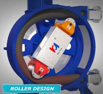 peristaltic rotating hose