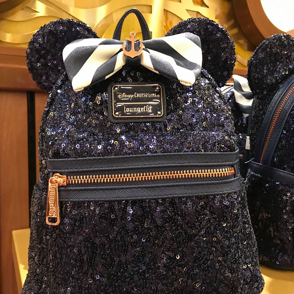Disney Cruise Line Nautical Navy Collection Sails Away With Style Disney Bags Backpacks, Cute Mini Backpacks, Stylish Backpacks, Disney Purse, Disney Handbags, Loungefly Bag, Loungefly Disney, Disney Souvenirs, Girly Bags