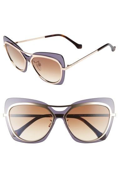 Download Balenciaga Paris 57mm Layered Butterfly Sunglasses ...