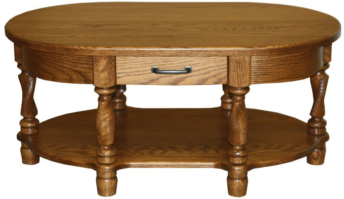 Aperfield Oval Coffee Table Countryside Amish Furniture