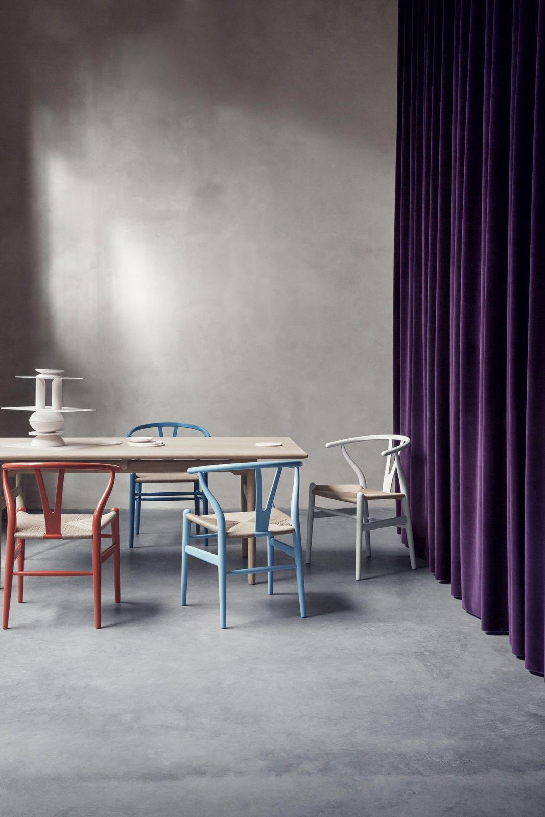 The wishbone chair. designed by hans j. wegner in 1950 dining chair ... Spisestue 1950