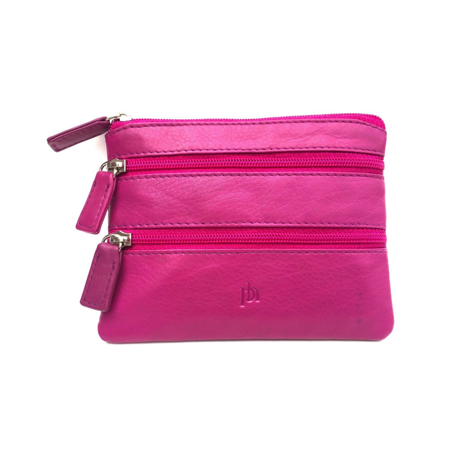 Black Ladies Small Coin Key and Credit Card Purse Primehide 761