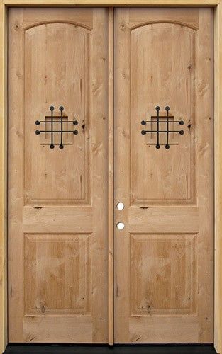 Stained Knotty Alder Doors Trim So Rustic Rustic Doors Rustic Doors Interior Bedroom Door Decorations