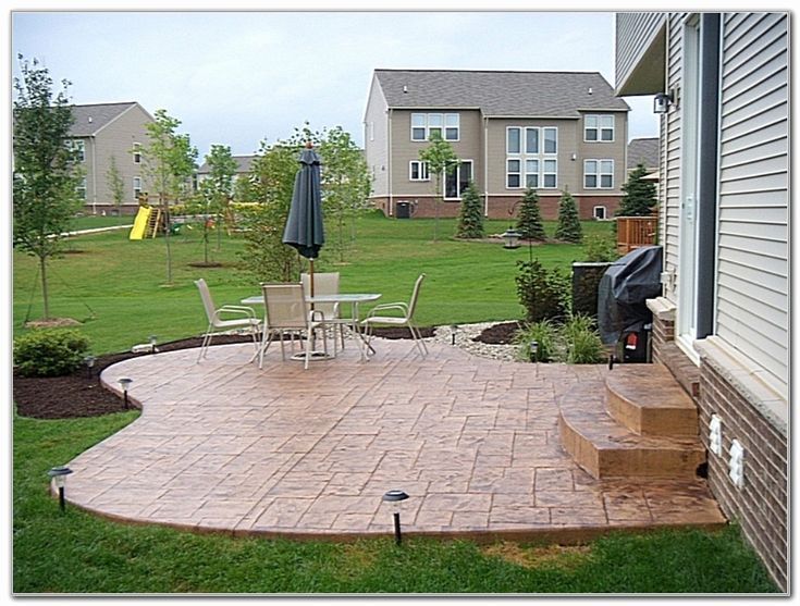 Inspirational Concrete Patio Shapes Ideas BW133w