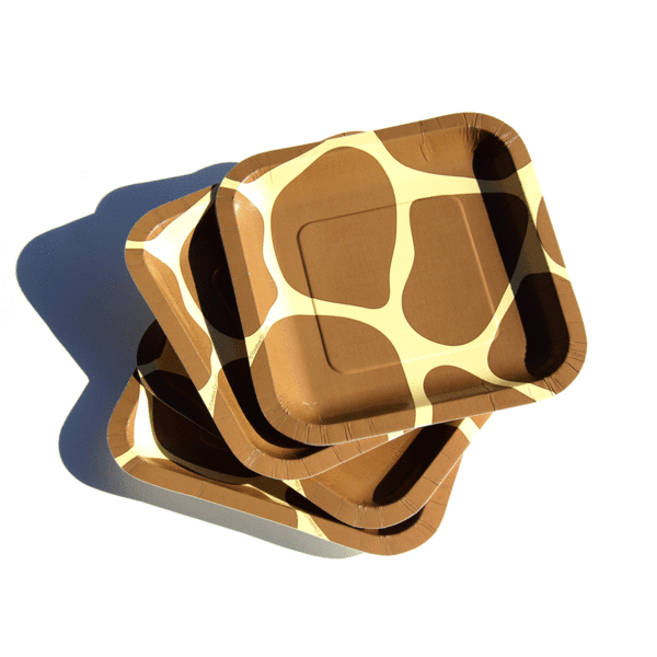 Giraffe Print Party Paper Plates | Animal print party Giraffe Print Party Paper Plates | Animal print party